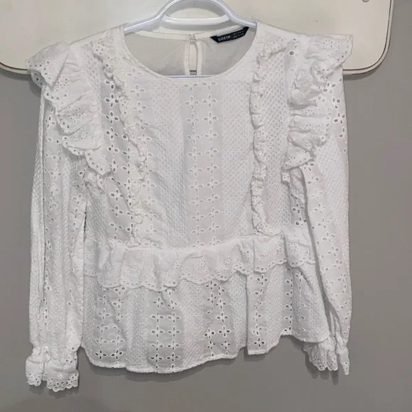 Shein blouse blanche new arrivals